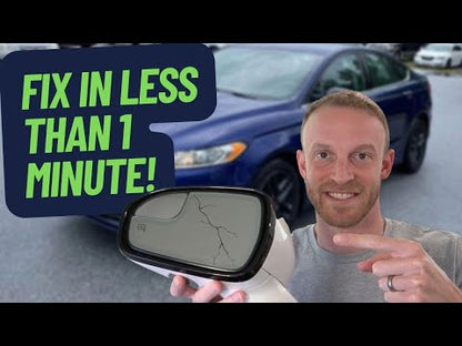 2000 GMC Sierra Driver Side Mirror Glass Replacement Kit - Heated Glass